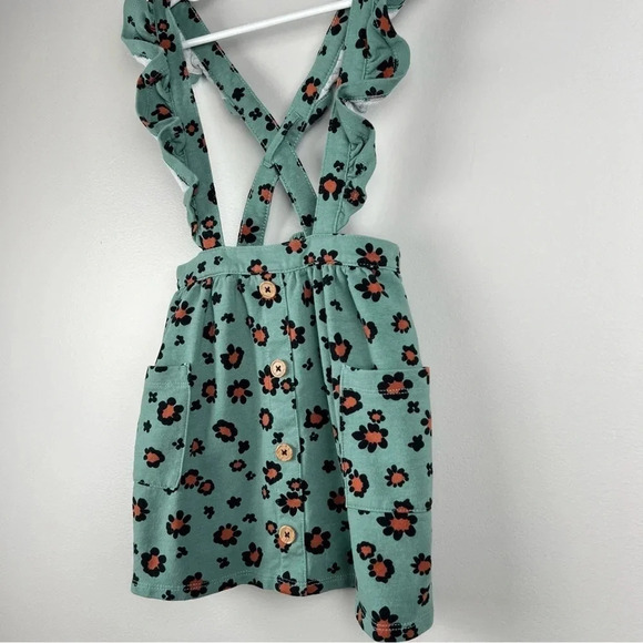 🌸 Adorable Skirt with Suspenders and Ruffles! Size 3T by Wonder Nation - Picture 4 of 11